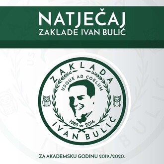 Natječaj Zaklade Ivan Bulić 2019./2020.