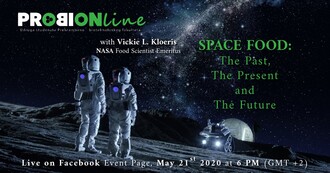Online webinar SPACE FOOD: The past, the present and the future