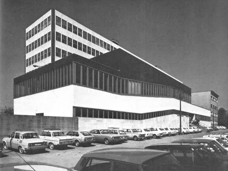 Zgrada Fakulteta 1978.